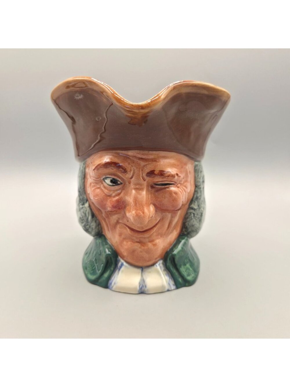 Vintage Royal Doulton Vicar of Bray Large Toby Mug Winking Man Character Jug